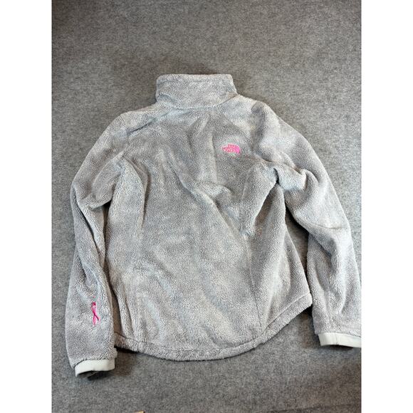 The North Face Osito Full Zip Fleece Jacket Womens Medium Gray Outdoor Hiking - Picture 6 of 7